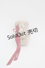PINK HOUSE / くまぬいぐるみコサージュ  ブラウン I-25-10-24-021-LO-ZA-SA-ZI