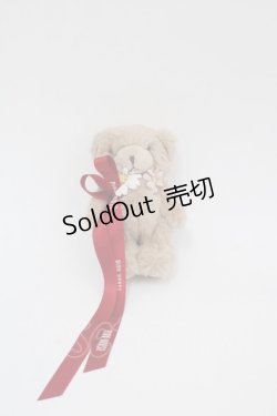 画像1: PINK HOUSE / くまぬいぐるみコサージュ  ブラウン I-25-10-24-021-LO-ZA-SA-ZI