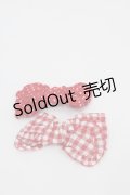 PINK HOUSE / リボンブローチ2個セット  赤チェックＸドット I-25-10-24-022-LO-AC-SA-ZI