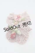 PINK HOUSE / Berry Roseモチーフ付き2種リボンブローチセット  ピンクＸチェック I-25-10-24-023-LO-AC-SA-ZI