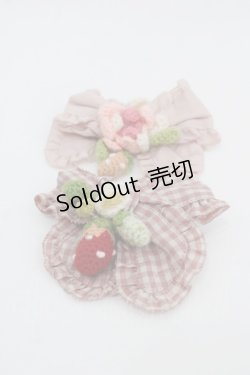 画像1: PINK HOUSE / Berry Roseモチーフ付き2種リボンブローチセット  ピンクXチェック I-25-10-24-023-LO-AC-SA-ZI