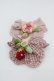 画像1: PINK HOUSE / Berry Roseモチーフ付き2種リボンブローチセット  ピンクXチェック I-25-10-24-023-LO-AC-SA-ZI (1)