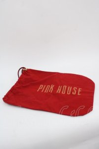 PINK HOUSE / ロゴ巾着  赤 I-25-10-24-031-LO-ZA-SA-ZI