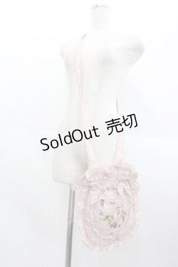 画像2: PINK HOUSE / Berry Rose刺繍アップリケ付きフリルポシェット  ピンク I-25-10-24-003-LO-BG-SA-ZI
