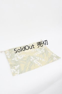 画像1: PINK HOUSE / 鈴蘭柄巾着  イエロー I-25-10-24-034-LO-ZA-SA-ZI