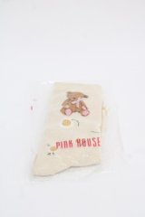 PINK HOUSE / 雛菊ロンドソックス  生成り I-25-10-24-037-LO-ZA-SA-ZI