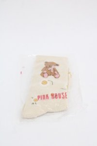 PINK HOUSE / 雛菊ロンドソックス  生成り I-25-10-24-037-LO-ZA-SA-ZI