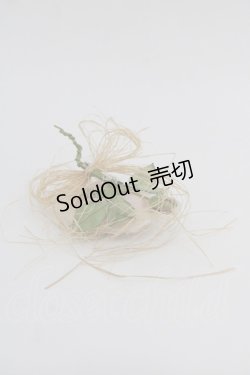 画像2: PINK HOUSE / 薔薇コサージュ  ピンクX緑Xベージュ I-25-10-24-045-LO-ZA-SA-ZI