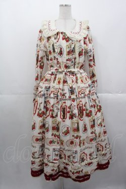 画像1: Frambuesa(海外ロリータブランド) / Strawberry Gardenワンピースセット M アイボリー I-25-10-29-045-LO-OP-SA-ZI