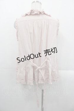 画像2: PINK HOUSE / フリル使いノースリーブブラウス  ピンク I-25-10-29-005-LO-BL-SA-ZI