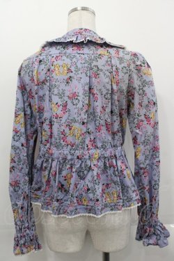 画像2: metamorphose / ガーデニングくまちゃんブラウス  ラベンダー I-25-10-29-054-ME-BL-SA-ZI