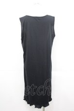 画像2: INGEBORG / 胸元フリルノースリーブワンピース 11号 ブラック I-25-10-29-056-LO-OP-SA-ZI (2)