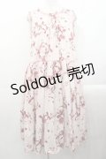 PINK HOUSE / ローズリース柄ミディ丈ワンピース  ピンク I-25-10-29-057-LO-OP-SA-ZI