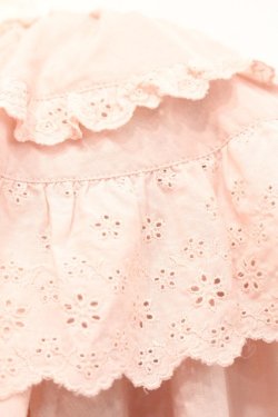 画像3: PINK HOUSE / コットンレース使いチュニックブラウス  ピンク I-25-10-29-058-LO-OP-SA-ZI