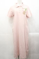 画像1: PINK HOUSE / チューリップうさぎプリントカットソーワンピース  ピンク I-25-10-29-059-LO-OP-SA-ZI (1)