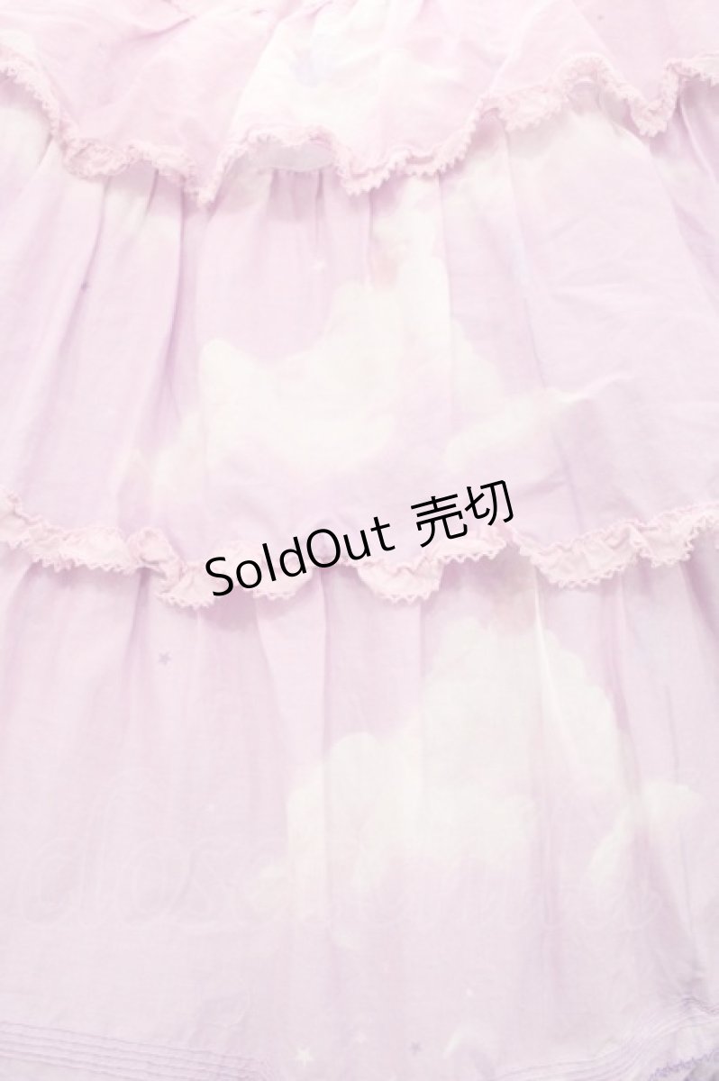 画像5: PINK HOUSE / 空プリントパッチワークワンピース  ピンク I-25-10-29-061-LO-OP-SA-ZI (5)