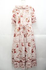 画像2: PINK HOUSE / リボンブーケプリントワンピース  ピンク I-25-10-29-062-LO-OP-SA-ZI (2)