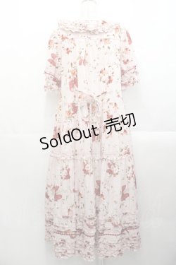 画像2: PINK HOUSE / リボンブーケプリントワンピース  ピンク I-25-10-29-062-LO-OP-SA-ZI