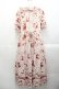 画像2: PINK HOUSE / リボンブーケプリントワンピース  ピンク I-25-10-29-062-LO-OP-SA-ZI (2)