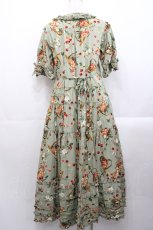 画像2: PINK HOUSE / 野ばらとチェリープリントワンピース  ハッカ I-25-10-29-063-LO-OP-SA-ZI (2)