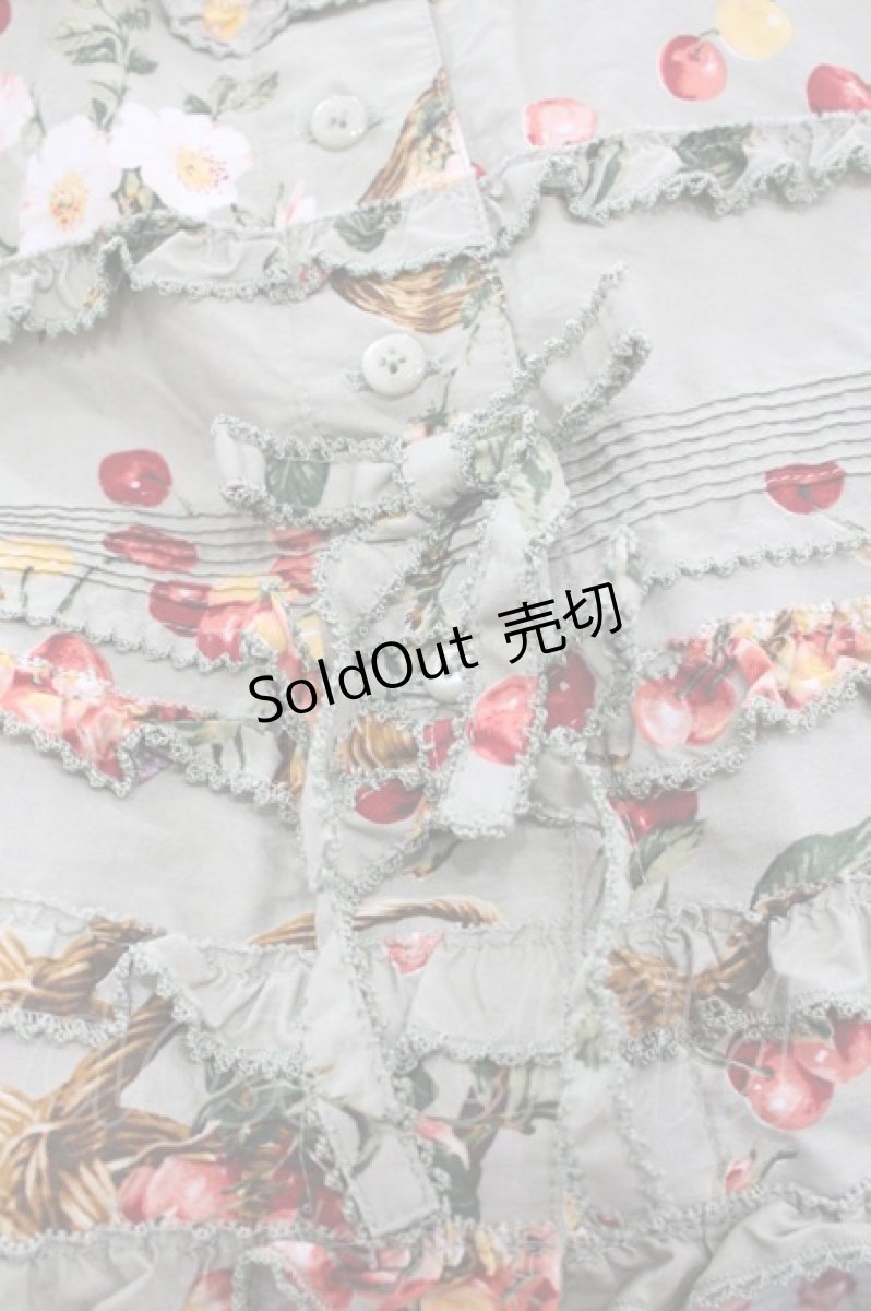 画像4: PINK HOUSE / 野ばらとチェリープリントワンピース  ハッカ I-25-10-29-063-LO-OP-SA-ZI (4)