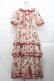 画像1: PINK HOUSE / ストロベリーローズプリントワンピース  ピンク I-25-10-29-064-LO-OP-SA-ZI (1)