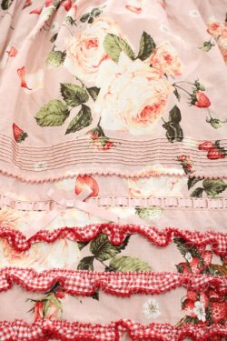 画像6: PINK HOUSE / ストロベリーローズプリントワンピース  ピンク I-25-10-29-064-LO-OP-SA-ZI