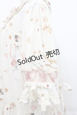 画像3: PINK HOUSE / クッキーラビッツプリントパッチワークワンピース  アイボリー I-25-10-29-065-LO-OP-SA-ZI