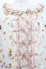 画像4: PINK HOUSE / クッキーラビッツプリントパッチワークワンピース  アイボリー I-25-10-29-065-LO-OP-SA-ZI (4)