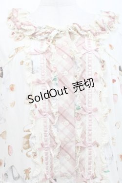 画像4: PINK HOUSE / クッキーラビッツプリントパッチワークワンピース  アイボリー I-25-10-29-065-LO-OP-SA-ZI