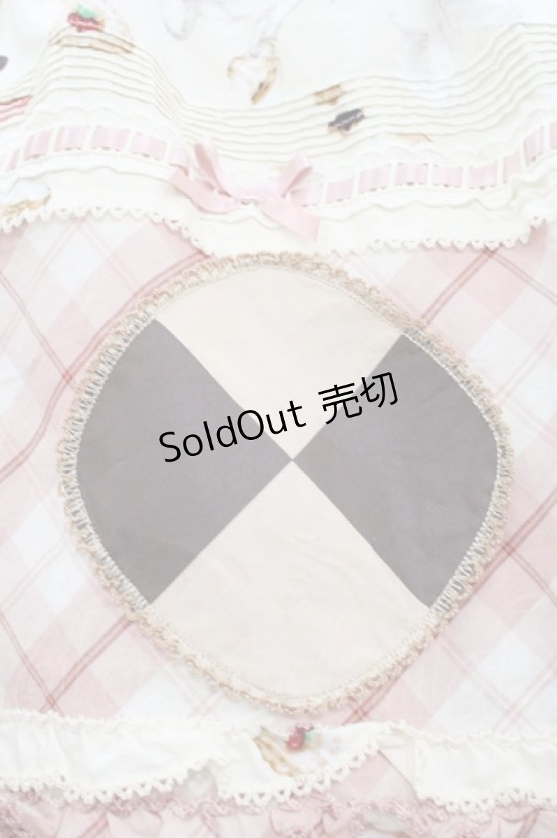 画像6: PINK HOUSE / クッキーラビッツプリントパッチワークワンピース  アイボリー I-25-10-29-065-LO-OP-SA-ZI (6)
