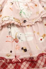 画像3: PINK HOUSE / クッキーラビッツプリントパッチワークワンピース  ピンク I-25-10-29-066-LO-OP-SA-ZI (3)