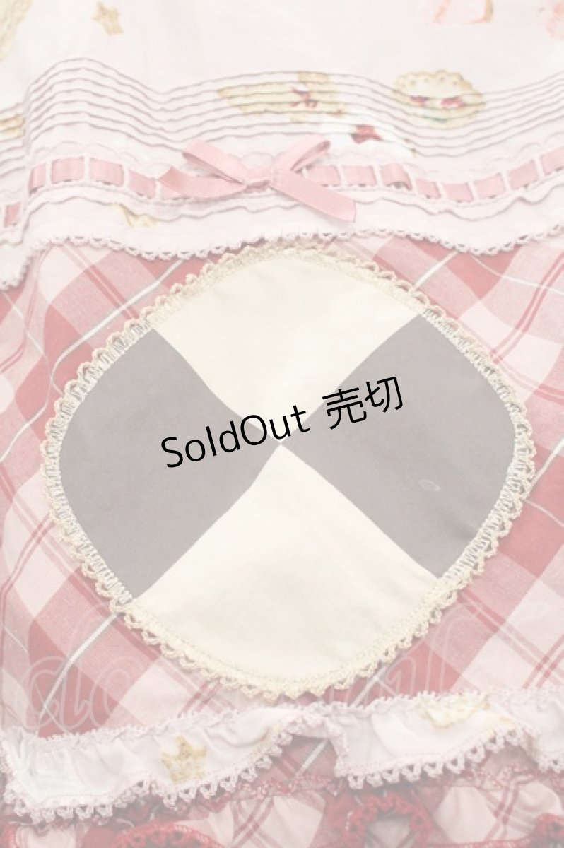 画像6: PINK HOUSE / クッキーラビッツプリントパッチワークワンピース  ピンク I-25-10-29-066-LO-OP-SA-ZI (6)