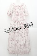 PINK HOUSE / ローズリースプリントワンピース  ピンク I-25-10-29-067-LO-OP-SA-ZI