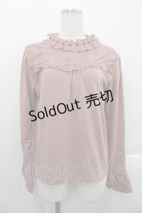 axes femme / Hot femme切替プルオーバー  ピンク I-25-10-29-009-AX-TO-SA-ZI