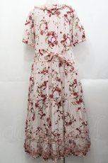 画像2: PINK HOUSE / ローズリースプリントワンピース  ピンク I-25-10-29-067-LO-OP-SA-ZI (2)