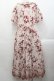 画像2: PINK HOUSE / ローズリースプリントワンピース  ピンク I-25-10-29-067-LO-OP-SA-ZI (2)