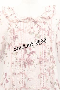 画像3: PINK HOUSE / ローズリースプリントワンピース  ピンク I-25-10-29-067-LO-OP-SA-ZI