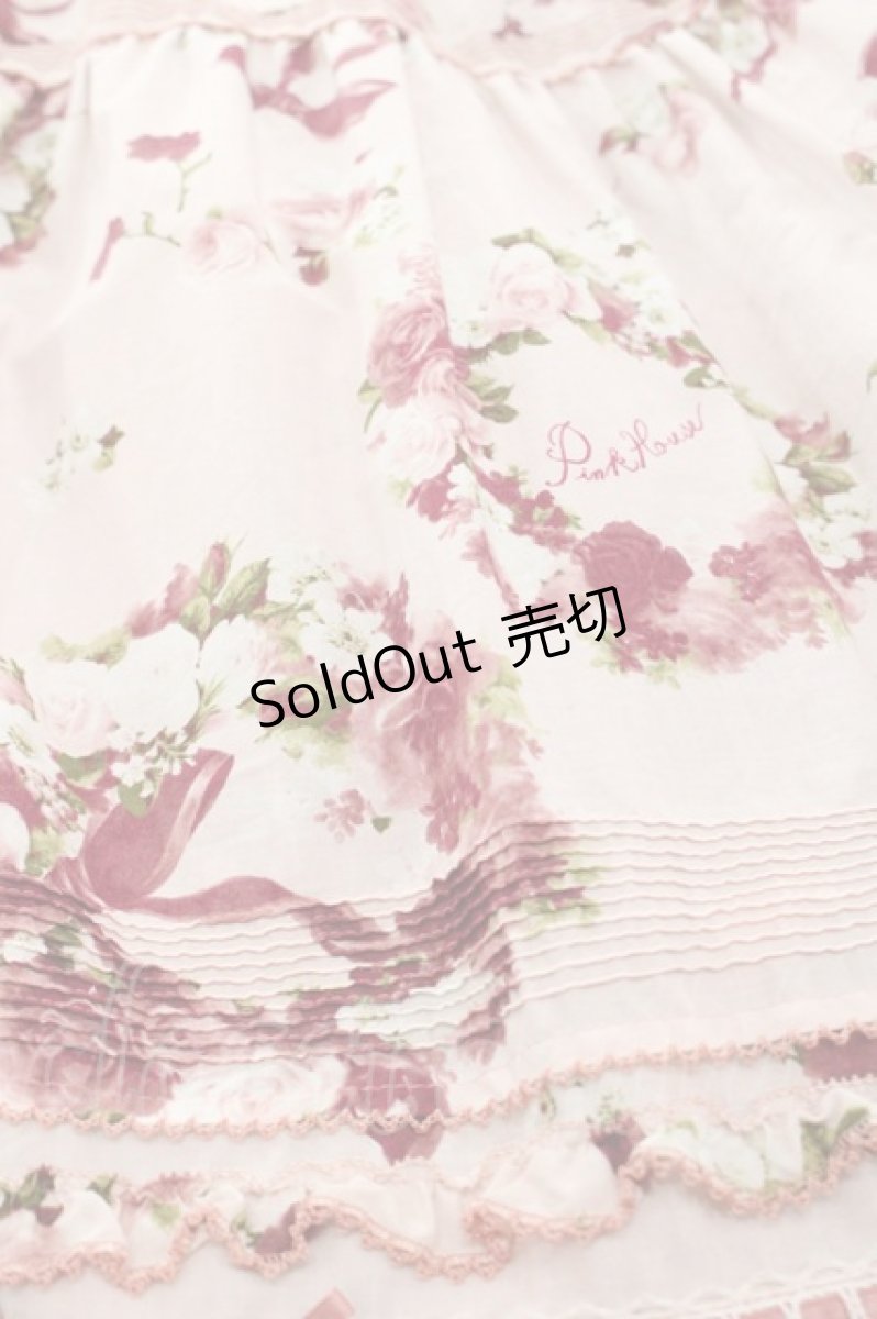 画像5: PINK HOUSE / ローズリースプリントワンピース  ピンク I-25-10-29-067-LO-OP-SA-ZI (5)