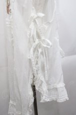 画像3: PINK HOUSE / ひな菊ロンド刺繍タブリエ  白 I-25-10-29-068-LO-OP-SA-ZS (3)