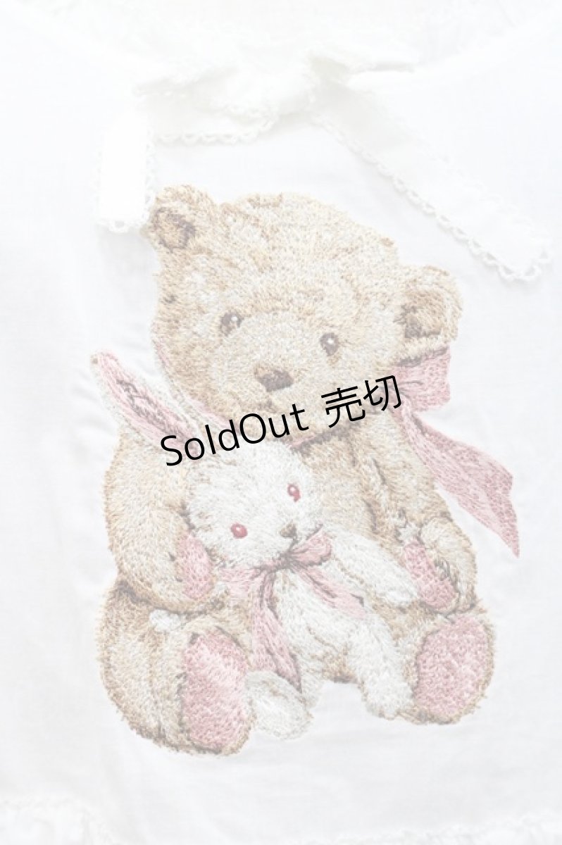 画像4: PINK HOUSE / ひな菊ロンド刺繍タブリエ  白 I-25-10-29-068-LO-OP-SA-ZS (4)