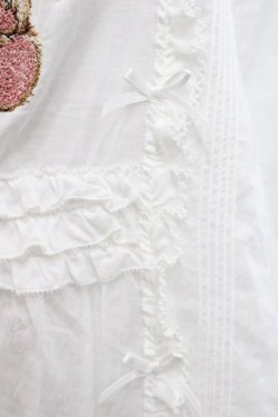 画像5: PINK HOUSE / ひな菊ロンド刺繍タブリエ  白 I-25-10-29-068-LO-OP-SA-ZI