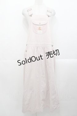 画像1: PINK HOUSE / ギンガムチェック使いサロペットスカート  ピンク I-25-10-29-069-LO-OP-SA-ZI