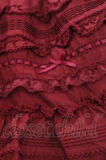 画像5: PINK HOUSE / ローズ刺繍使いタブリエドレス  赤 I-25-10-29-070-LO-OP-SA-ZS (5)