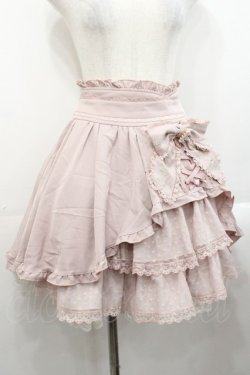 画像1: LIZ LISA / サイドカシュクールメッセージスカート 0 ピンク I-25-10-29-075-LO-PA-SA-ZI