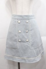 Fi.n.t / パイピングツイードジャケットセットアップ  サックス I-25-10-29-077-CA-SK-SA-ZI