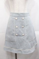 画像1: Fi.n.t / パイピングツイードジャケットセットアップ  サックス I-25-10-29-077-CA-SK-SA-ZI (1)