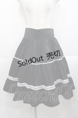 画像1: Eri Aino's Collection / シャーロットの水曜日スカート LL 黒Ｘ白 I-25-10-29-079-LO-SK-SA-ZI