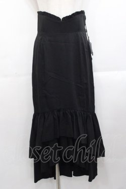 画像1: Sheglit / ハイウエストマーメイドスカート M 黒 I-25-10-29-080-EL-SK-SA-ZI