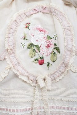 画像4: PINK HOUSE / Berry Rose刺繍入りパッチワークスカート  生成り I-25-10-29-082-LO-SK-SA-ZI